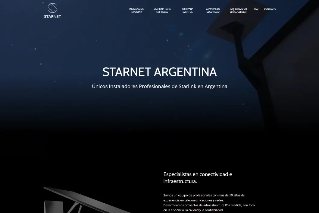 Sitio de Starnet