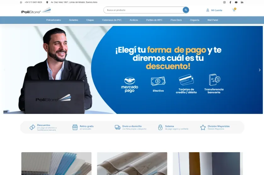 E-commerce de PoliStore