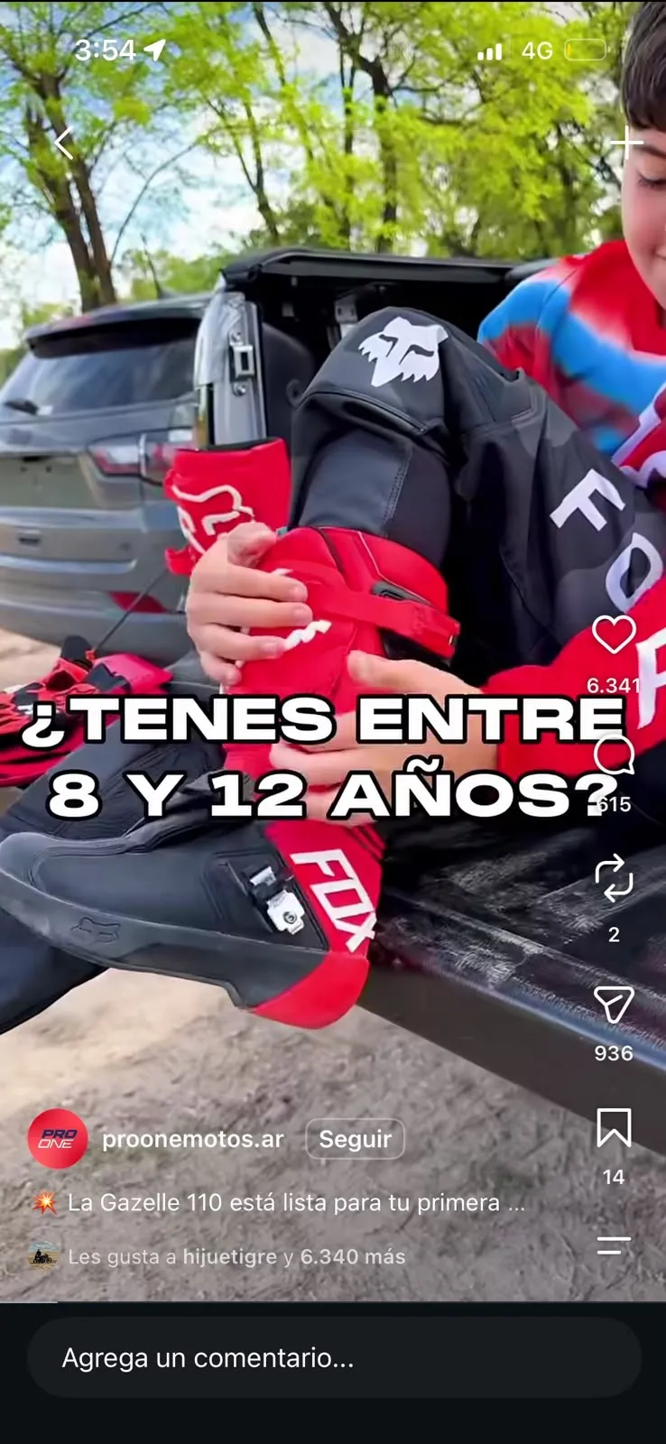 Reel de PRO ONE: ¿Tenés entre 8 y 12 años?