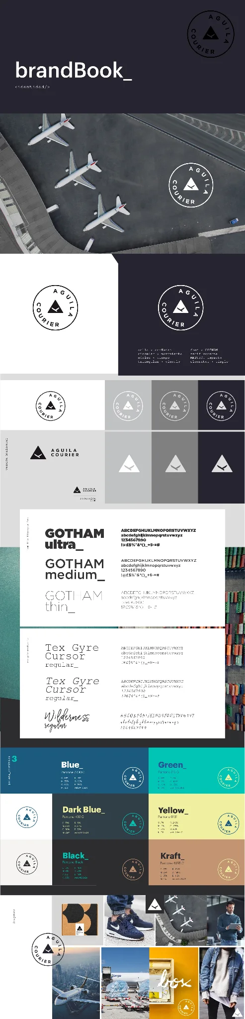 Brandbook de Águila Courier